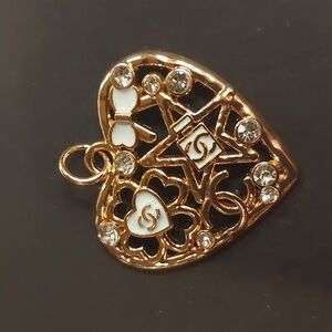 CC Gold Zipper Pull Charm